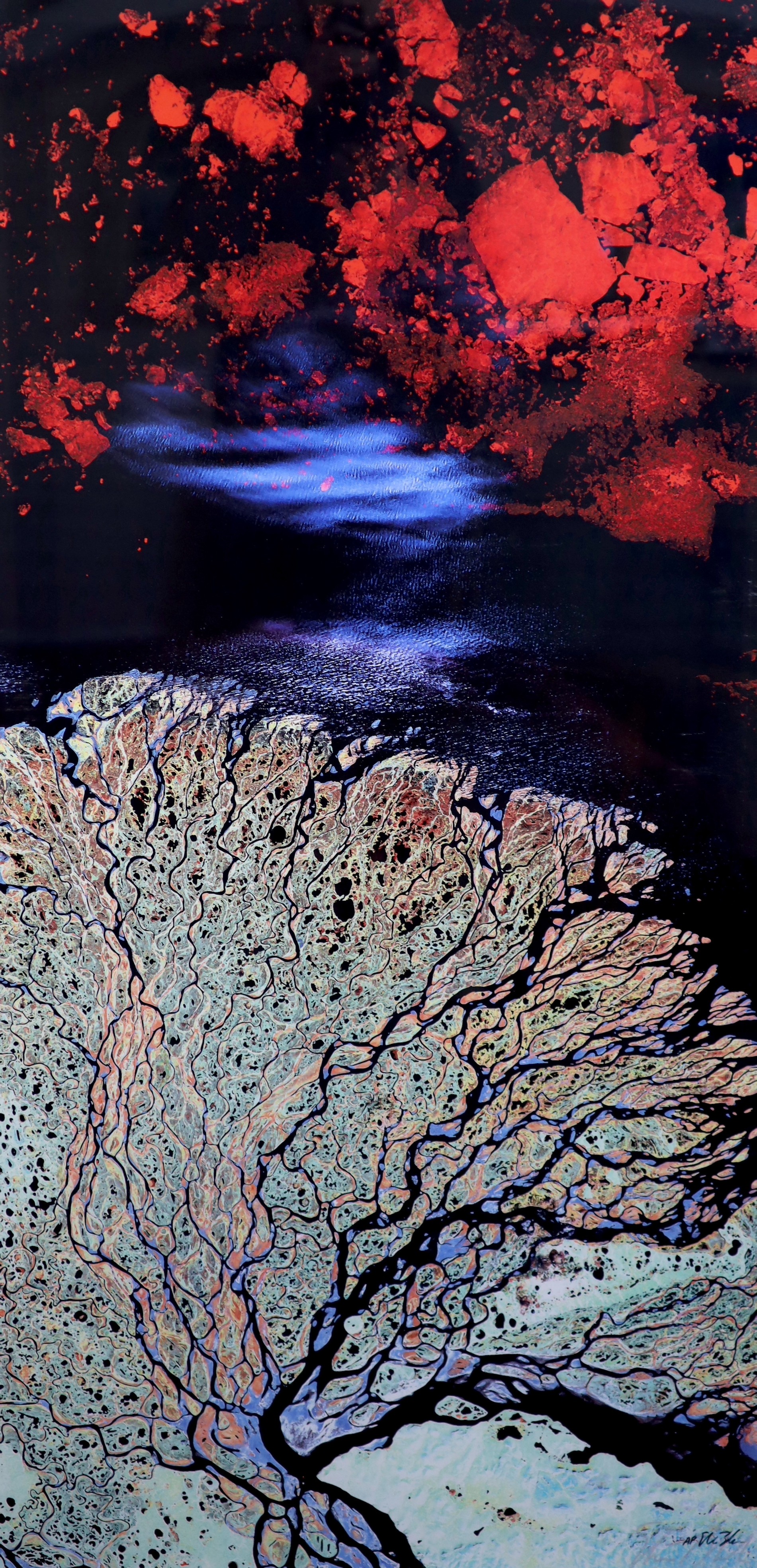 Untitled, two artist proof prints, signed and inscribed AP, 152 x 75.5cm